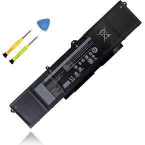 97Wh 9JRV0 Replacement Laptop Battery for Dell Precision 3561 3571 3581 3591 Series Latitude 5521 5531 Series Alienware M17 R5 AMD, M18 R1, M18 R1 AMD, M18 R2 Series 11.4V 8071mAh
