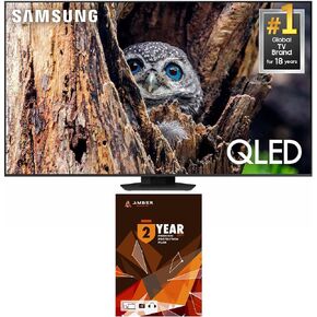 Samsung QN75Q80DDFXZA 75 بوصة QLED 4K SMART TV مع صفيف كامل مباشر وخطة حماية العنبر لمدة 5 سنوات (2025) in Kuwait