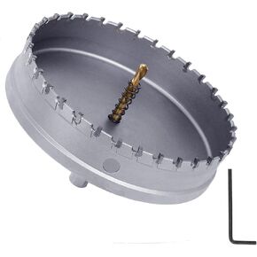 105mm/ 4-1/8 inch Metal Steel Hole Saw Drill Bit, Metal Hole Cutter for Thick Metal,Stainless Steel,Iron and Wood (105mm/ 4-1/8 inch) in Kuwait