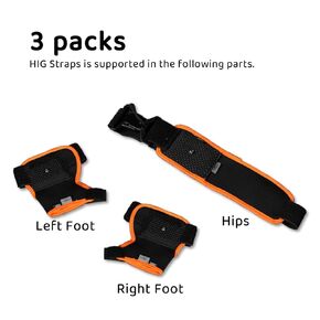 Allingo HIGVR VR Tracker Straps 5-Pack for Vive Tracker 3.0/2.0, Tundra Tracker – Full Body Tracking in VRChat, Dance Dash – Magnetic Quick-Release, Anti-Slip Design (Trackers Not Included)