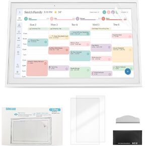 واقي الشاشة متوافق مع تقويم المناور (15.6 بوصة)-ClearTouch مضاد للهراء (2 عبوة) ، جلد غير لامع مضاد للأجراس