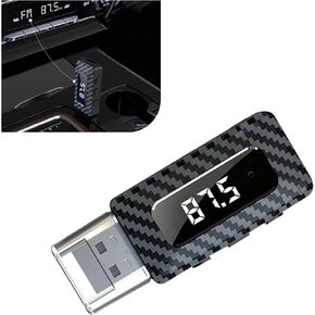 Car Bluetooth Receiver, Mini Bluetooth 5.3 Wireless Audio Adapter, USB Power Supply 3.5mm Aux Jack Adapter, Stereo Transmitter Receiver for Car Stereo Sound, Home Stereo, PC, Speaker (Black)