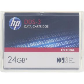 HP C5708A 12GB/24GB with 2:1 Compression DDS3 125M Tape Cartridge -Hewlett-Packard