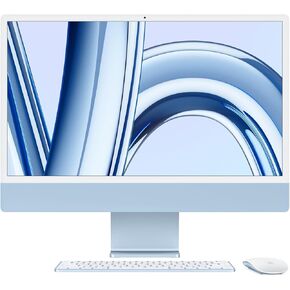 2023 Apple iMac with Apple M3 chip (24-inch, 8GB RAM, 256GB SSD Storage) Silver (Renewed Premium)