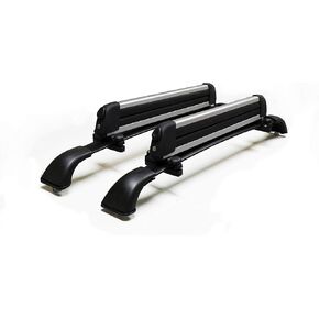 BrightLines Crossbars & Ski Rack for 6 Skis 4 Snowboards Combo Compatible with 2014-2019 Toyota Highlander XLE Limited SE