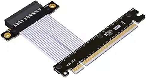 JMT PCI-E 4.0 x1 x4 إلى X16 تمديد كابل Gen4 16G/BPS 64G/BPS لبطاقة شبكة USB CARD SOLID STOL CARD SSD (25 سم ، K32SL) in Kuwait