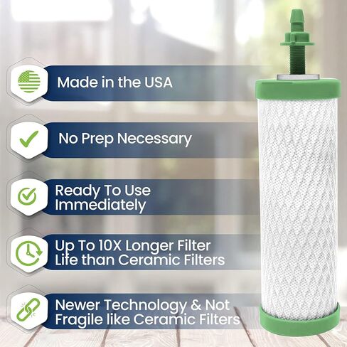 Aqua Sterling Purification System - High Capacity, Clear Gravity-Fed Water Filtration System - Drinking Water Filter System in Saudi Arabia