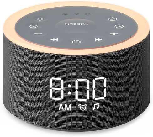 جهاز صوت Dreamegg D1 Pro White Noise، جهاز صوت مهدئ للأطفال 3 في 1، ضوء ليلي منفصل، 29 صوت HiFi، جهاز ضوضاء للنوم والاسترخاء للبالغين هدية تسجيل الأطفال (ترقية D1) in Kuwait
