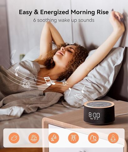 جهاز صوت Dreamegg D1 Pro White Noise، جهاز صوت مهدئ للأطفال 3 في 1، ضوء ليلي منفصل، 29 صوت HiFi، جهاز ضوضاء للنوم والاسترخاء للبالغين هدية تسجيل الأطفال (ترقية D1) in Kuwait