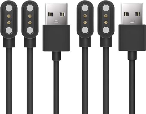 Compatible with WOWRIO Glasses Charger, Magnetic Replacement Charging Compatible for WOWRIO A8 Glasses (Black) in Saudi Arabia