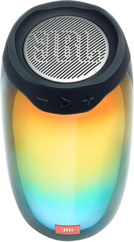 JBL Pulse 4 - مكبر صوت بلوتوث محمول مقاوم للماء مع عرض خفيف - أسود in Kuwait