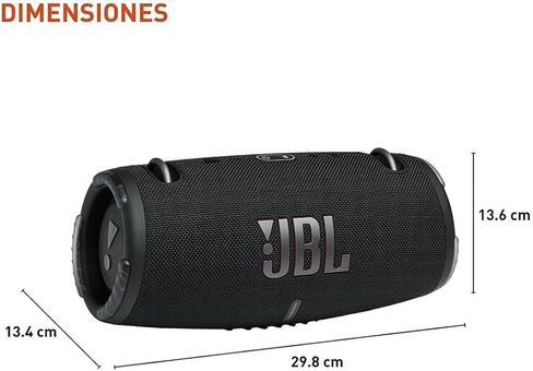 JBL XTREME 3 - مكبر صوت بلوتوث المحمول ، صوت قوي وباس عميق ، IP67 مقاوم للماء ، 15 ساعة من وقت اللعب ، PowerBank ، Partyboost للاقتران متعدد الكلام (أسود) in Kuwait