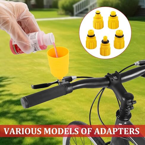ROWYOU Bike Bleed Kit, Brake Bleed Kit for Shimano Hydraulic Disc Brakes, Bicycle Brake Bleeding Tools Kit for Shimano,SRAM,AVID,MAGURA,TEKTRO,Hayes,Zoom Hydraulic Brake, Professional Brake Bleed Kit in Saudi Arabia
