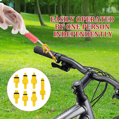 ROWYOU Bike Bleed Kit, Brake Bleed Kit for Shimano Hydraulic Disc Brakes, Bicycle Brake Bleeding Tools Kit for Shimano,SRAM,AVID,MAGURA,TEKTRO,Hayes,Zoom Hydraulic Brake, Professional Brake Bleed Kit in Saudi Arabia