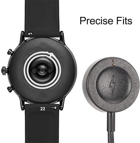 Smart Watch Charger, Magnetic Charging Cable for Gen 6/5 / 4 Sport for Kors Gen 6 / 5E / 5/4 Smart Watch (Black) in Saudi Arabia