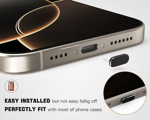 12 قطعة USB C مضادة للغبار مع علامة تبويب سهلة الإمساك لهاتف Samsung Galaxy S23-S20، A54، Google Pixel 8 7، OnePlus، MacBook، الكمبيوتر المحمول، غطاء غبار للهاتف الخلوي متوافق مع جميع منافذ USB من النوع C in Kuwait