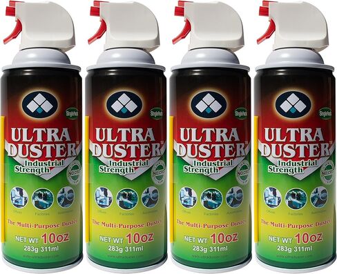 Ultra Duster Canned Air Industrial Strength 10oz 4 Pack Y in Saudi Arabia