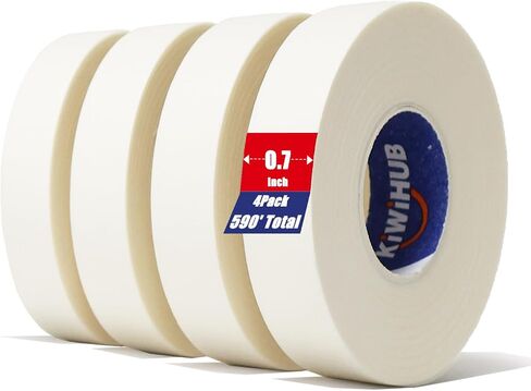 2 Pack Art Tape - Professional Artist Tape for Watercolor Paper, White Masking Artists Tape for Painting Canvas Framing - Acid Free 0.4inch Wide 295FT Long in Saudi Arabia