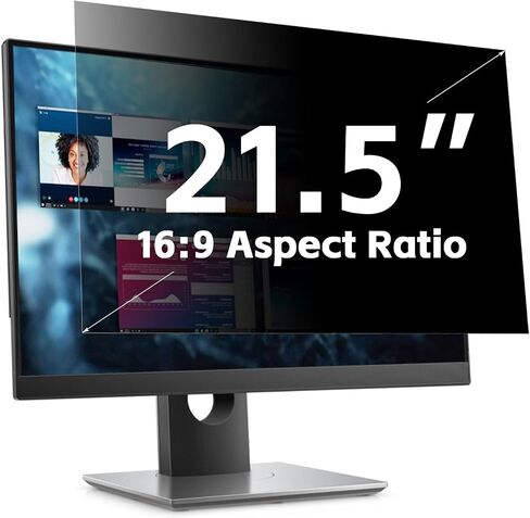 【5 Pack】 23.8-Inch Computer Privacy Screen Filter for 16:9 Widescreen Monitors–Anti-Spy,Anti-Glare,Anti-Scratch Screen Protector for Dell,Samsung,LG,HP,Acer,AOC & More-Easy Installation in Kuwait