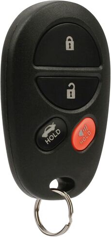 مفتاح فوب بدون مفتاح للتحكم عن بعد يناسب تويوتا أفالون، سولارا 2005 2006 2007 2008 (GQ43VT20T 4-Btn)، مجموعة من 2 in Kuwait