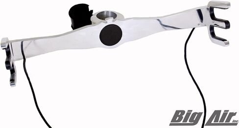 Big Air Hydro Universal Ski Rack (Black Powder Coat) - Holds 1 Pair of skis - 2.5" Clamp with Neoprene Liners to accommodate Down to 2.375", 2.25", 2" and 1.875" Round tubing in Saudi Arabia