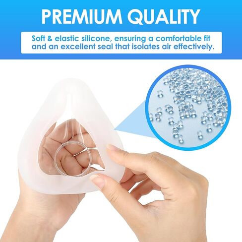 1 Pack Replacement Cushion for AirFit F20 (M) - Full Face F20 Mask Cushion Replacement - Covers Nose & Mouth (Medium) in Saudi Arabia
