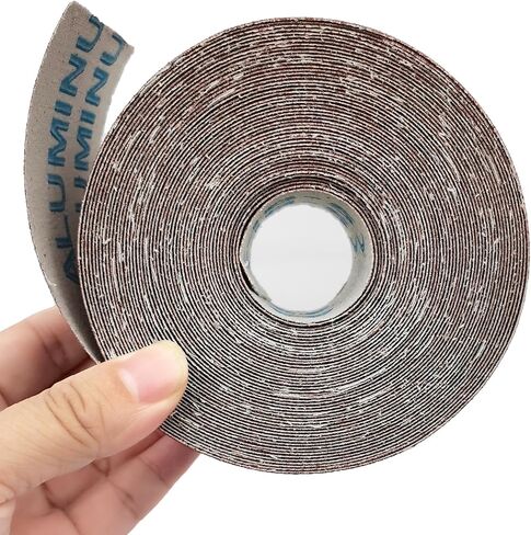 120 Grit Sandpaper Roll 2" x 32.8 Feet Emery Cloth Roll Abrasive Sand Paper Roll for Wood Furniture Metal in Kuwait