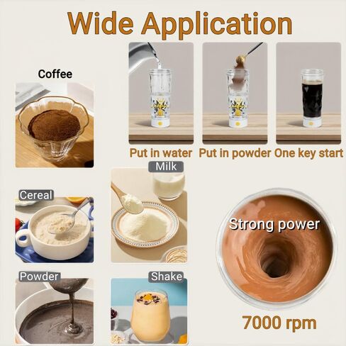 Self Electric Protein Shaker Bottle Automatic Stirring Coffee Cup Portable Sports Mixer Mug Lightweight Large Capacity (Black) in Saudi Arabia