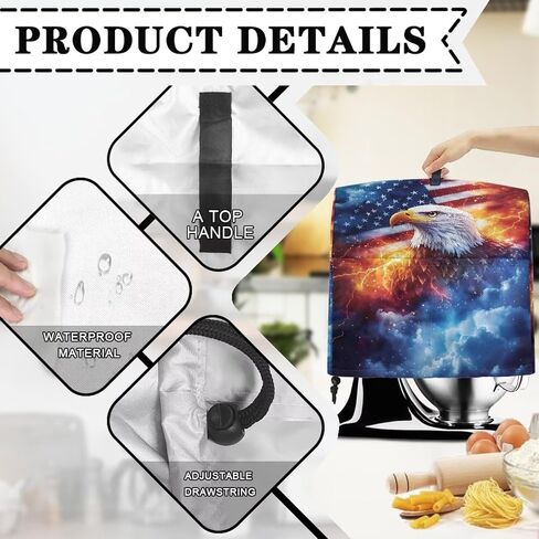 Dragonfly Boho Flower Mixer Covering Cover Assable Stark Mixer Cover Gudr Cover Fit Minting Kitchen Mixer 4.5-8 Quart Home Kitchen Small Appliance Protector Colorful in Kuwait