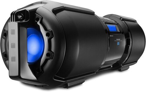 Sharp GX-BT9X Large Portable Bluetooth BoomBox Speaker,Matte Black in Saudi Arabia