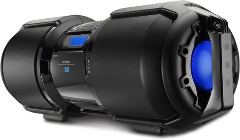 Sharp GX-BT9X Large Portable Bluetooth BoomBox Speaker,Matte Black in Saudi Arabia