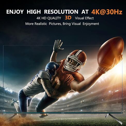 4K1x2 HDMI Splitter 1 in 2 Out, 2 Port Powered hdmi splitters for Dual Monitors Outputs,Mirror/Copy Screen only (Not Extend) 2 Way Splitter Support 4K2K@30Hz, 3D, for Office,PS4,Projector,HDTV. in Kuwait