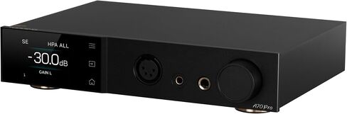 TOPPING A70 Pro Headphone Amp & Preamp – 17000mWx2 Power Output, T'ang-ku-la Module, 147dB Dynamic Range, 8 Volume Memories, Precise R2R Volume Control, Low Distortion Output (A70Pro-Black) in Saudi Arabia