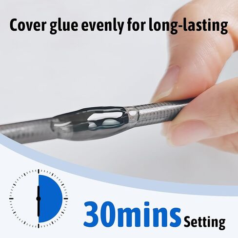 Aventik Fishing Rod Tip Repair Kit Complete Supplies with Quick-Drying Two-Part Epoxy Resin, 500D Wrapping Thread, Brushes,Cups, and Masking Tape Fishing Pole Repair Kit in Saudi Arabia