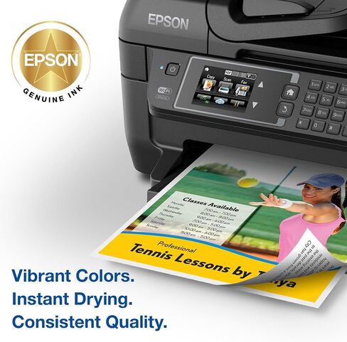 Epson t220120 durabrite فائق باللون الأسود سعة القياسية بخرطوشة حبر (wf-2760 ، wf-2750 ، wf-2660 ، wf-2650 ، wf-2630 ، xp-424 ، xp-420 ، xp-320), Black and Color Combo Pack in Saudi Arabia