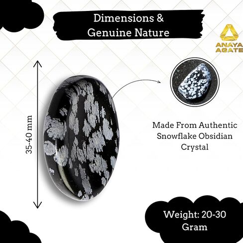 Lapis Lazuli Worry Stone – Crystal Thumb Worry Stones for Anxiety, Stress – Relaxing and Soothing Balance Stones for Meditation, Stress Relief – Healing Stones and Crystals for Men and Women in Kuwait