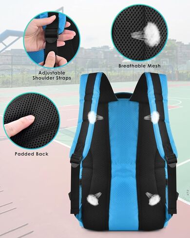 حقيبة ظهر لكرة السلة من بروتو، حقيبة كرة سلة كبيرة مع حجرة للأحذية والكرة، حقيبة ظهر لكرة السلة لكرة السلة/الكرة الطائرة/كرة القدم، حقائب معدات تدريب رياضية ذات سعة كبيرة للرجال/النساء (أسود جديد) in Kuwait