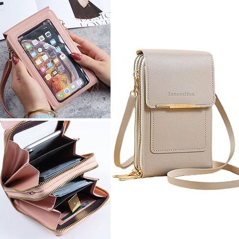 Retro All-Match Vertical Cellphone Bag,Small Leather Crossbody Purse Shoulder Crossbody Bags for Women in Saudi Arabia