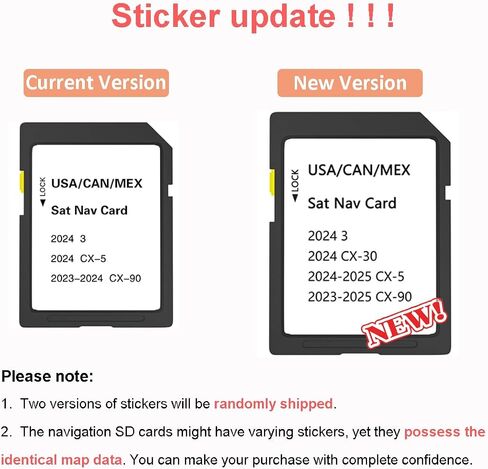 KR9D66EZ1C Navigation SD Card for Mazda 2025-2026 CX-50 CX-70 CX-30 Mazd* 3, 2024-2026 MX-5 Miata & 2026 CX-90, Factory GPS Activation with USA CAN MEX Offline Maps, HUD Speed Limit Display in Saudi Arabia