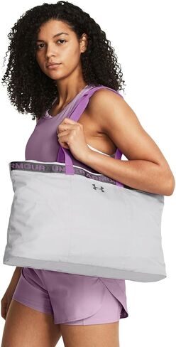حقيبة اليد النسائية المفضلة من Under Armour، (014) هالو جراي/كاستليروك/أرجواني بروفانس، مقاس واحد يناسب الجميع in Saudi Arabia