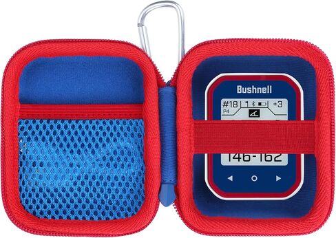 Storage Case Compatible with Bushnell Golf Phantom 3 2 Slope/Swami KISS 2.0 Handheld Golf GPS Ragnefinder (Blue+Red Case) in Saudi Arabia