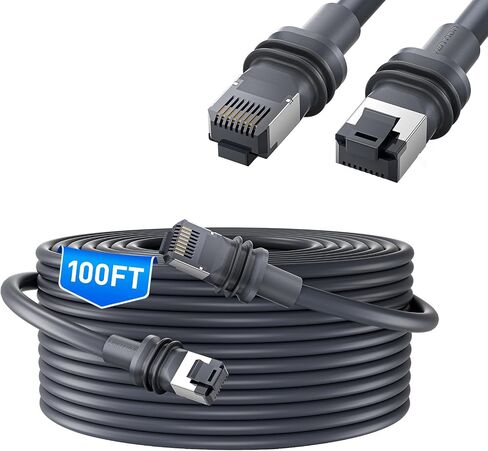 Vention Starlink Gen 3 Cable 100ft ، 32/50/75/100/150ft Starlink Ethernet Cable & Extension Cable ، مقاومة للأشعة فوق البنفسجية عالية السرعة لملحقات STAR Link V3 in Kuwait