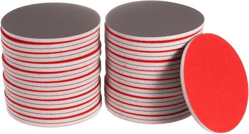 uxcell 30pcs 3000 Grit Sanding Sponge 5 Inch Hook and Loop Sponge Sanding Disc Wet/Dry for Car Wood Drywall Metal in Saudi Arabia