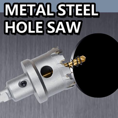 105mm/ 4-1/8 inch Metal Steel Hole Saw Drill Bit, Metal Hole Cutter for Thick Metal,Stainless Steel,Iron and Wood (105mm/ 4-1/8 inch) in Kuwait