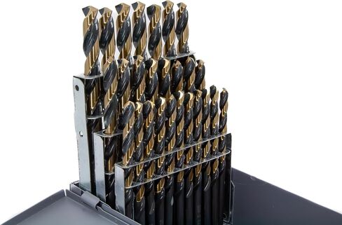 Drill America KFD60J-SET 60 Piece Heavy Duty High Speed Steel Drill Bit Set (Wire Sizes: #1 - #60), KFD Series in Saudi Arabia
