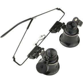 Glass Mounted Magnifying Glass LED Light Lens Maintenance and Inspection