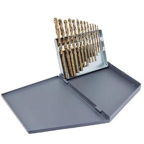 Drill America 15 Piece m42 Cobalt Drill Bit Set (1/16" - 1/2" x 32nds), D/ACO Series