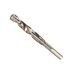 CoCud Reduced Shank Twist Drill Bits, 17.5mm Cutting Edge, Titanium & Nitride Coated High Speed Steel 6542 - (Applications: for Stainless Steel Drilling Machine)