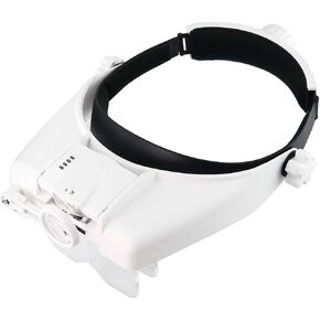 Mounted Magnifying Glass with Multiple Magnification Lenses and Touch Switch Magnifying Glass