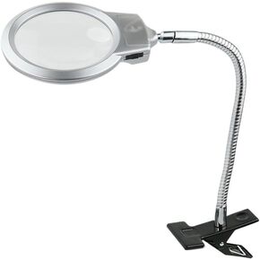 Magnifier Clip Type Desktop Reading and Identification with LED Light Magnifier